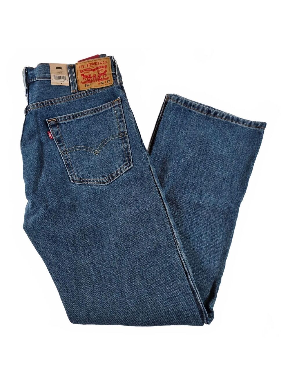 Levi's 517 Bootcut Men's Jeans 32x32 Blue Denim Pants Made in 2024 NWT